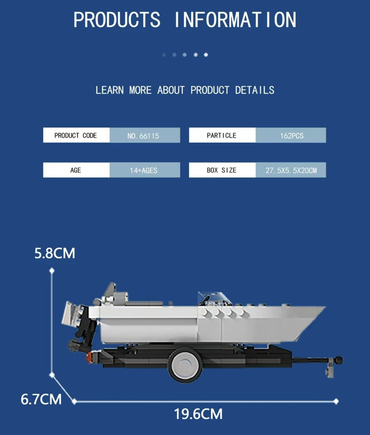 Xbert 66115 Trailer With Speedboat - YWOBB