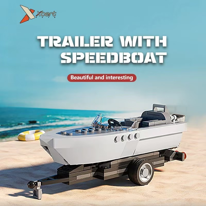 Xbert 66115 Trailer With Speedboat - YWOBB