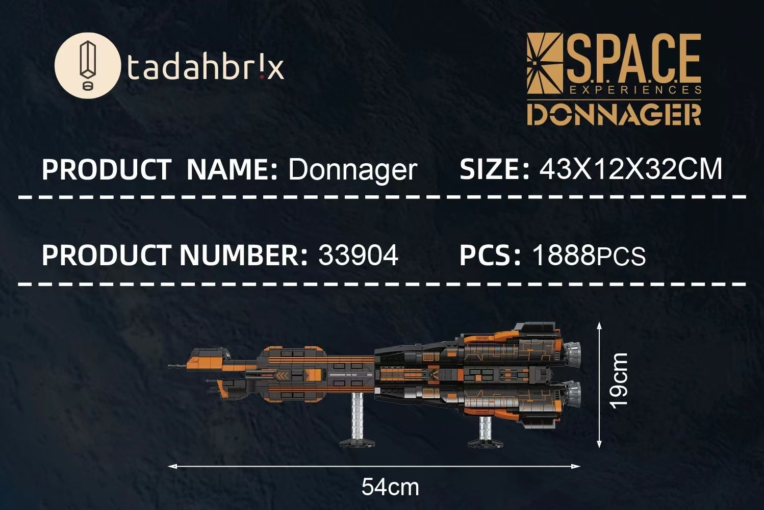 BAKA 33904 Space Experiences DONNAGER - YWOBB