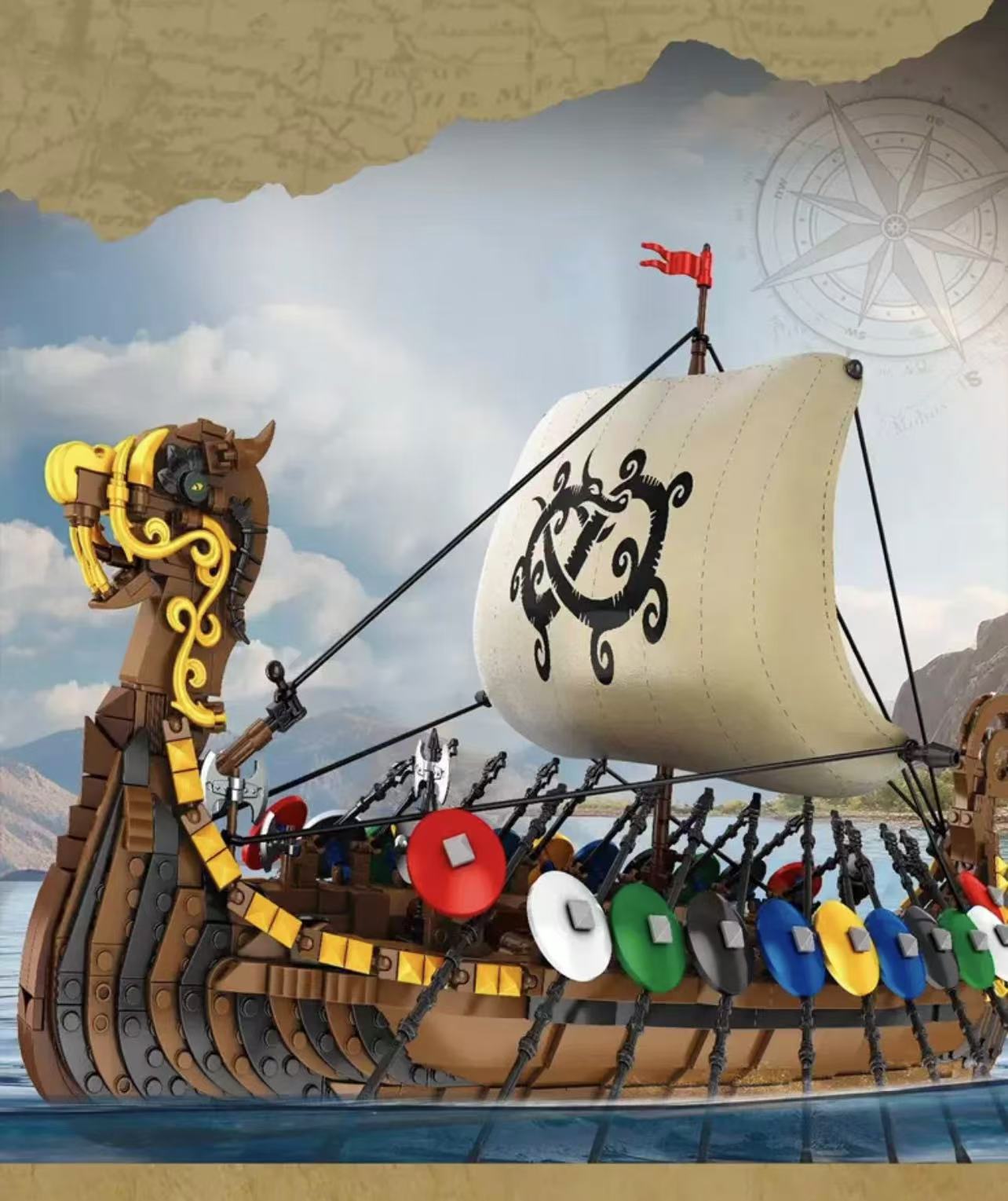 Reobrix 66101 Viking longshi - YWOBB