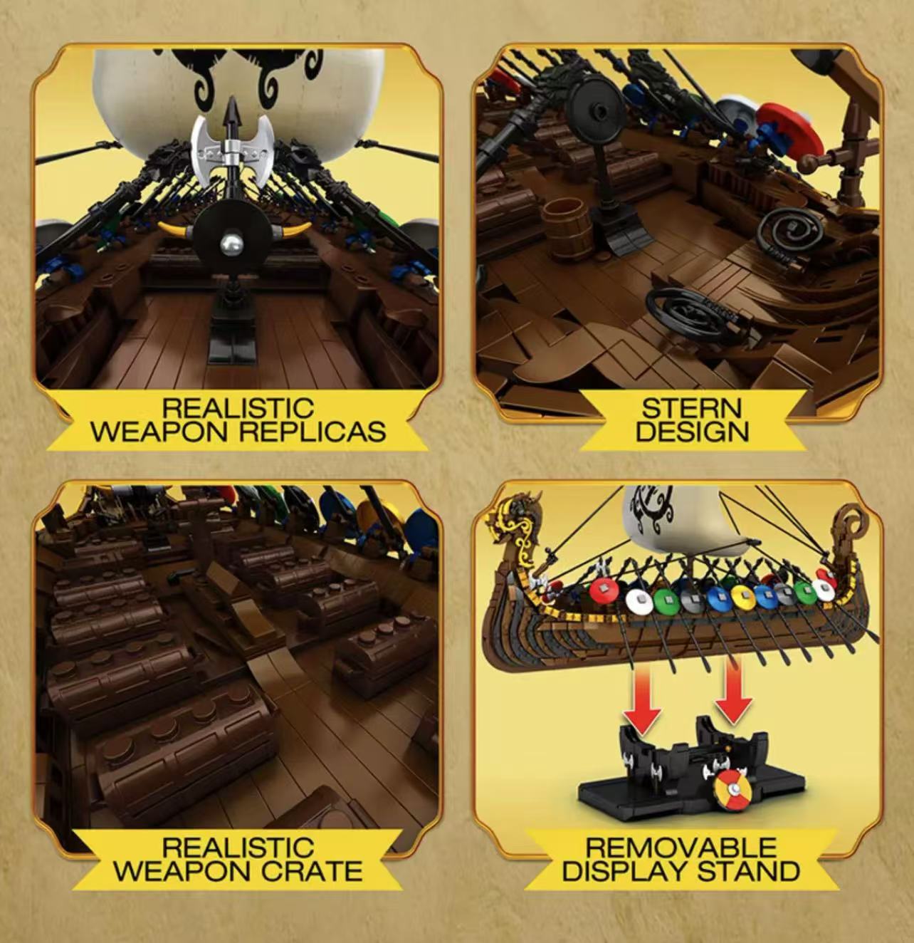 Reobrix 66101 Viking longshi - YWOBB