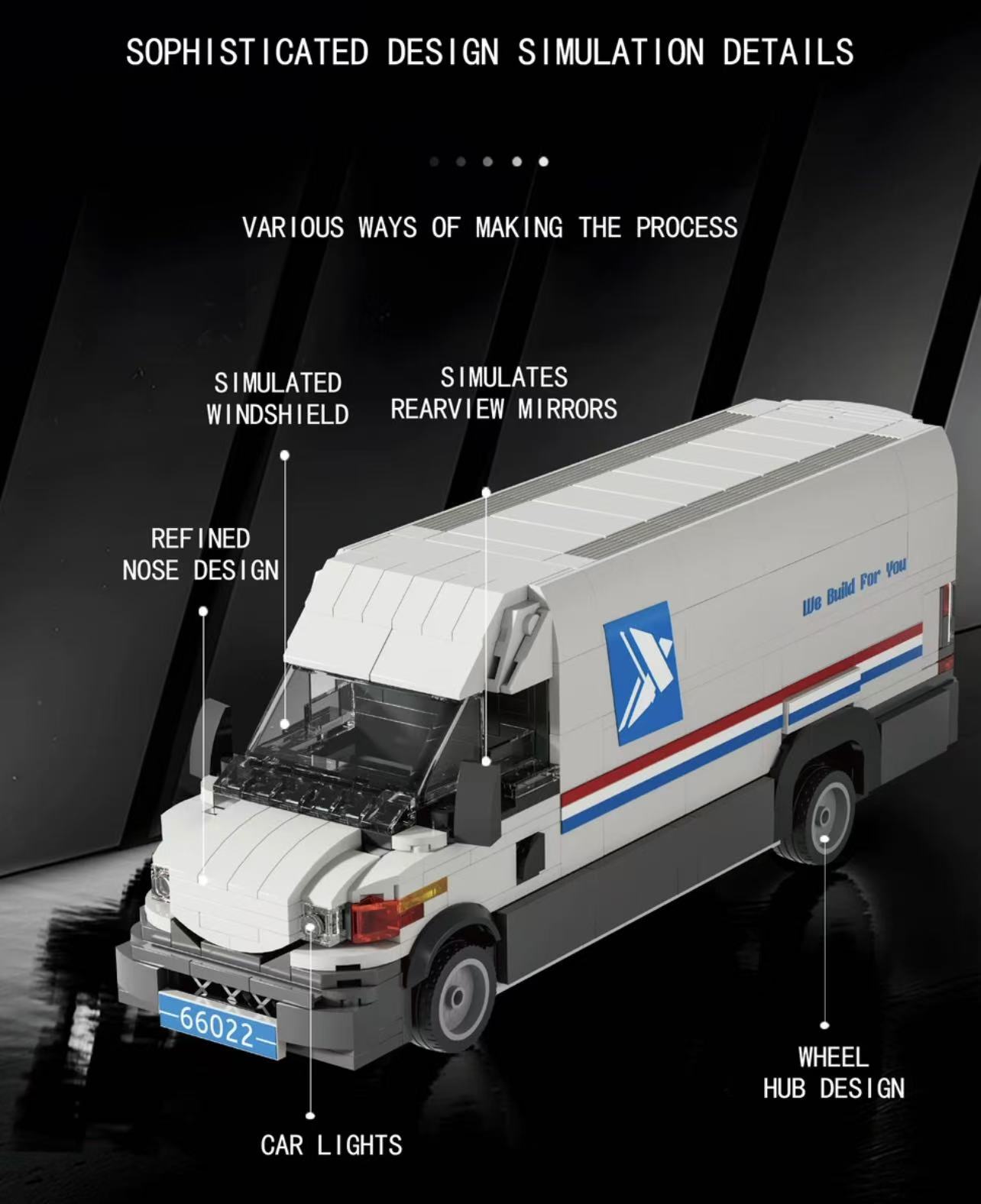 Xbert 66022 US Postal Mail Truck - YWOBB
