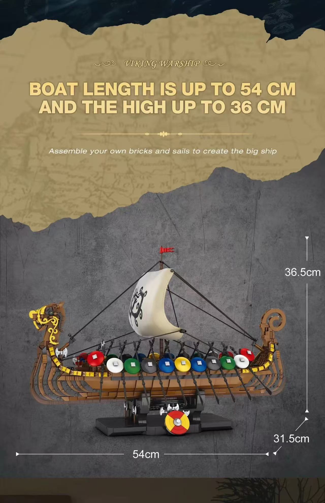 Reobrix 66101 Viking longshi - YWOBB