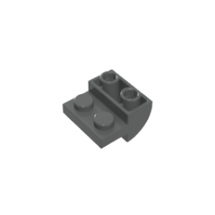 GOBRICKS GDS-90291 Slope Curved 2 x 2 Inverted - YWOBB