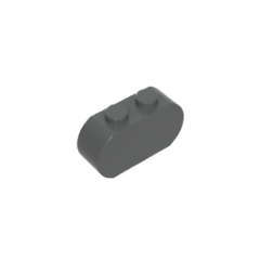 GOBRICKS GDS-90336 Brick Modified 1 x 3 with Round Ends - YWOBB