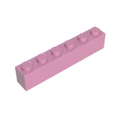 GOBRICKS GDS-90329 Brick 1 x 6 without Bottom Tubes - YWOBB