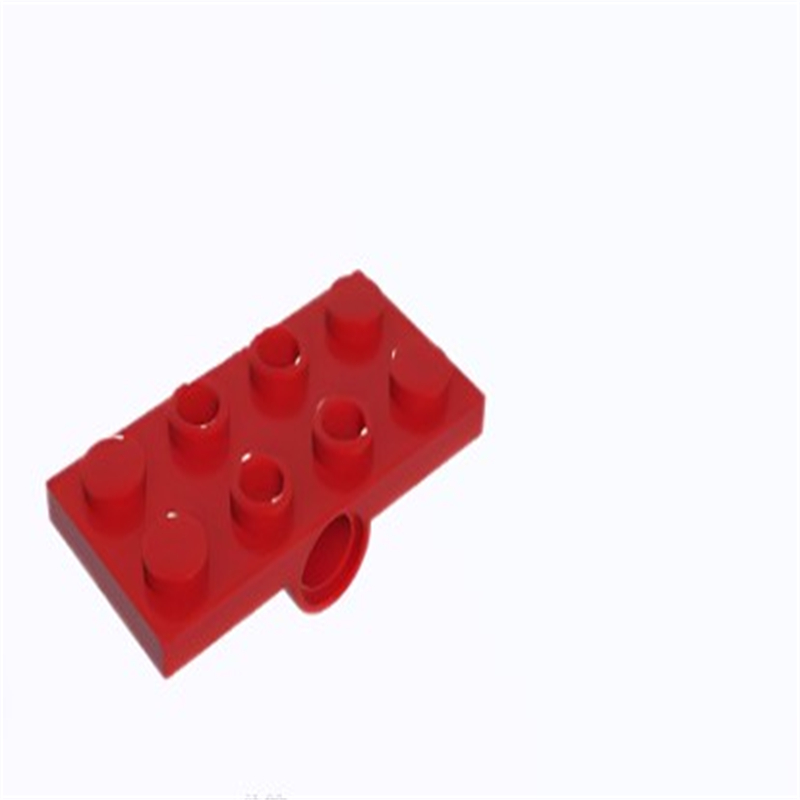 GOBRICKS GDS-90323 Plate Modified 2 x 4 with Pin Holes - YWOBB