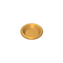 GOBRICKS GDS-M200 Minifigure Utensil Dish 3 x 3 - YWOBB