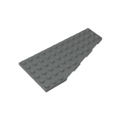 GOBRICKS GDS-M214 Wedge Plate 12 x 6 Right - YWOBB