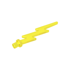 GOBRICKS GDS-90023 Wave Angular Single with Bar End (Lightning Bolt) - YWOBB
