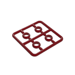 GOBRICKS GDS-90487 Rings Gold Rings Magic Rings 4 in a Plate - YWOBB