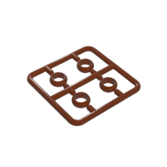 GOBRICKS GDS-90487 Rings Gold Rings Magic Rings 4 in a Plate - YWOBB