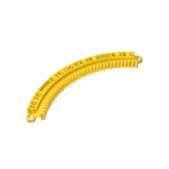 GOBRICKS GDS-M046 Technic Gear Rack 11 x 11 1/4 Curved - YWOBB