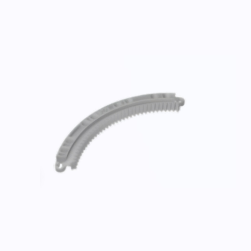 GOBRICKS GDS-M046 Technic Gear Rack 11 x 11 1/4 Curved - YWOBB