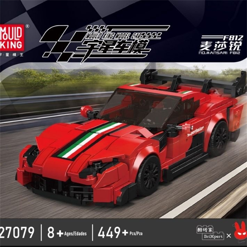 Mould King 27079 F812 Maxari sports car - YWOBB