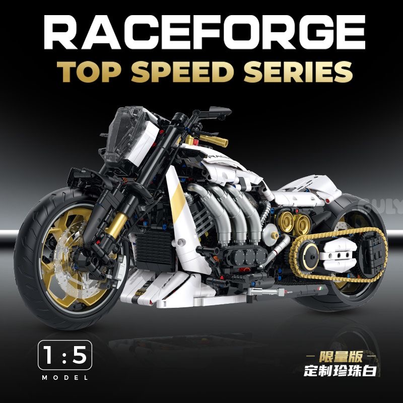 GULY 60522 Raceforge Top Speed Motorcycle 1:5 - YWOBB