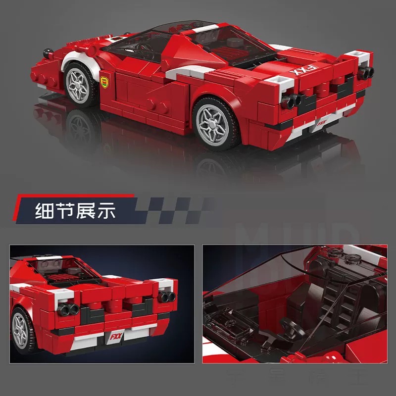 Mould King 27080 FXX Sports Car - YWOBB
