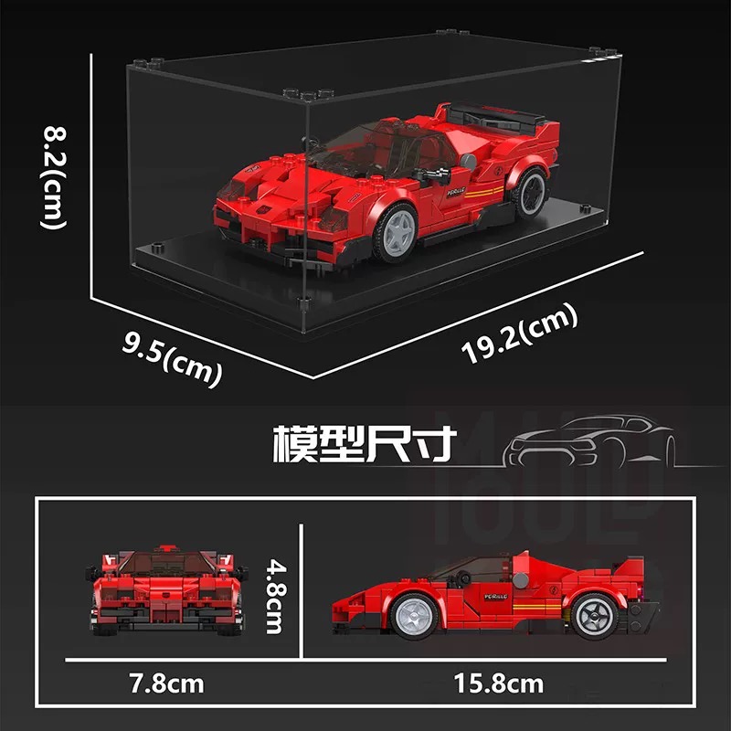 Mould King 27078 F4T LM Concept Sports Car - YWOBB
