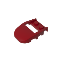 GOBRICKS GDS-2195 Wedge 4 x 3 Cut Back with Cutout 2 Studs - YWOBB