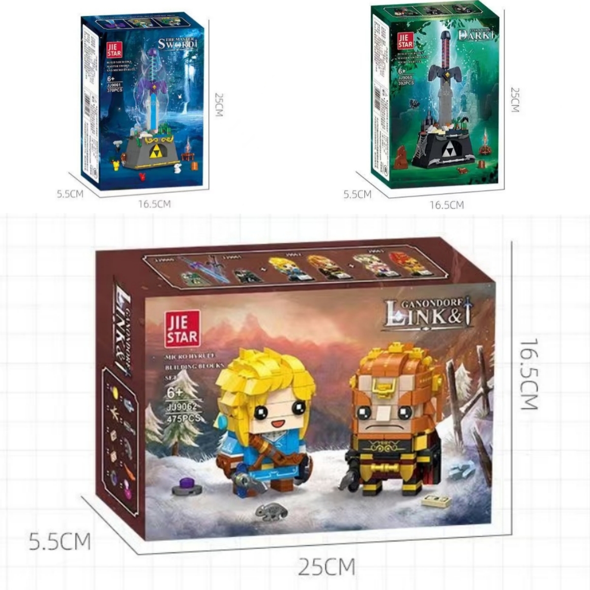 JIE STAR JJ9060-JJ9062 The Legend of Zelda - YWOBB