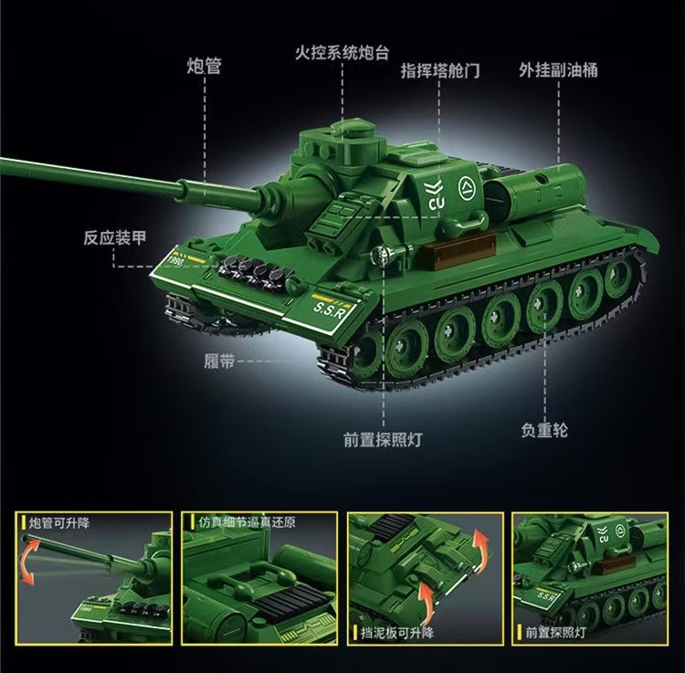 LY 66069 Soviet SU-100 tank destroyer - YWOBB