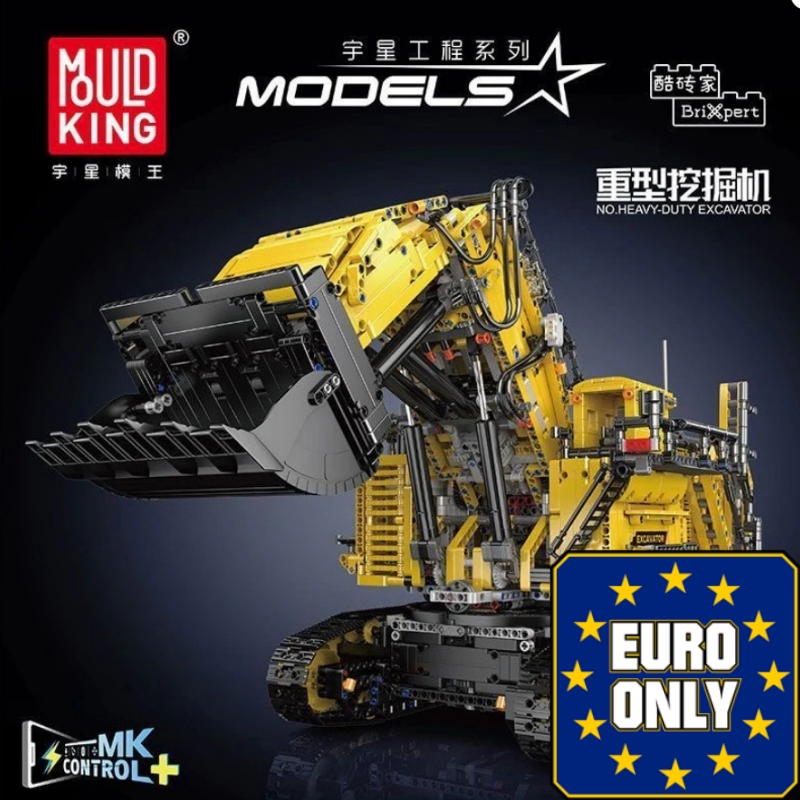 Mould King 17070 Heavy Duty Excavator Yellow APP Version OVP EU Warehouse Version - YWOBB