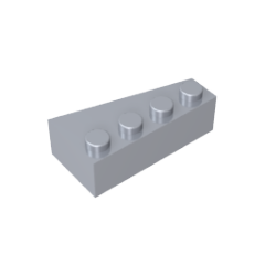 GOBRICKS GDS-592 Wedge 4 x 2 Left - YWOBB