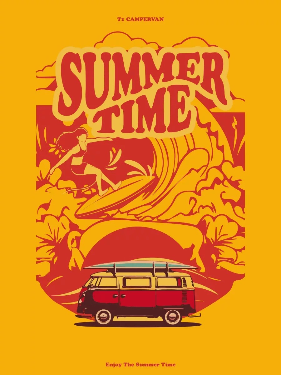 XINYU PB8807 Summer Time:T1 Campervan - YWOBB