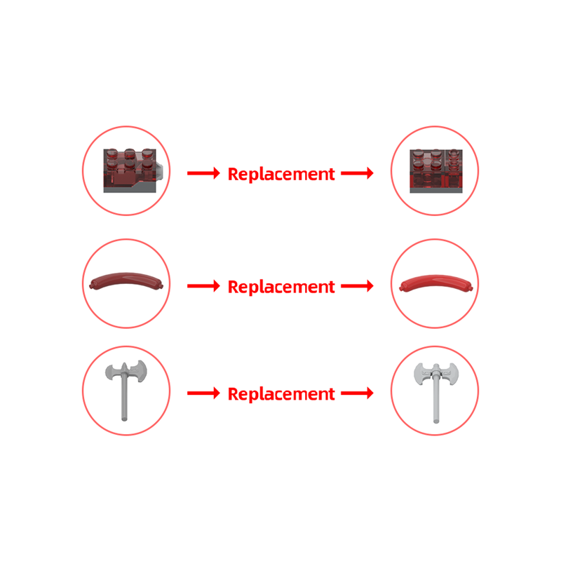 GOBRICKS MOC 177673 Karlach Baldur's Gate 3 - YWOBB