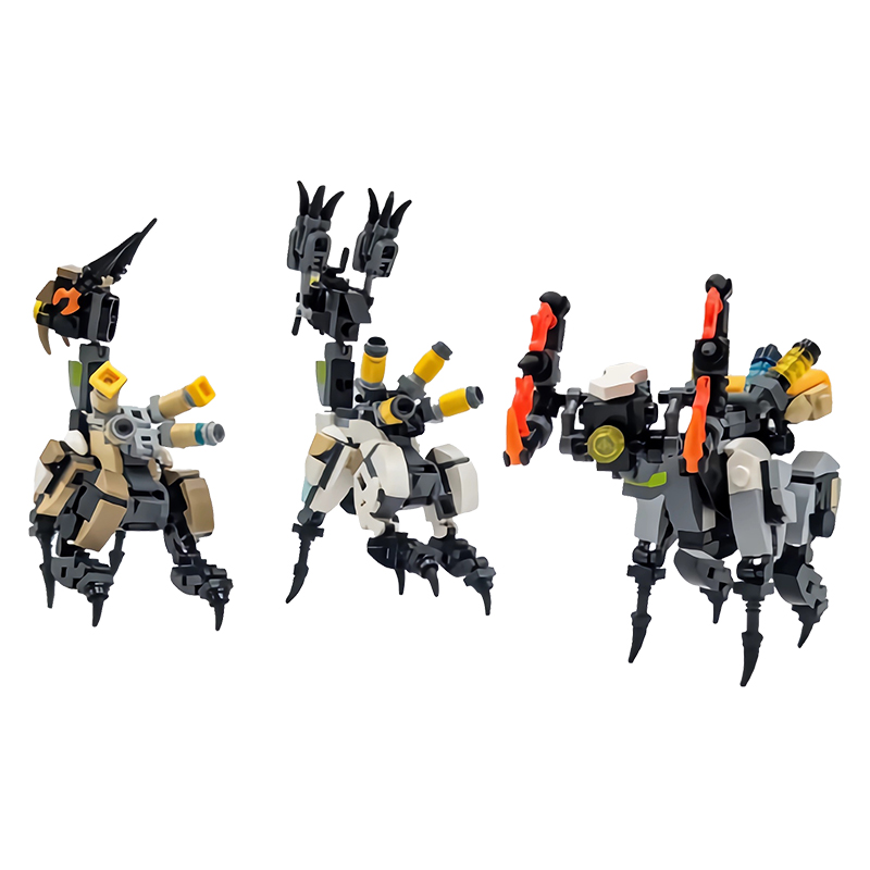 GOBRICKS MOC 184406 Grazer Lancehorn and Fanghorn Horizon - YWOBB