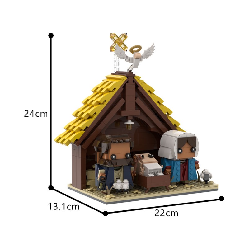 GOBRICKS MOC A1694 Nativity - YWOBB