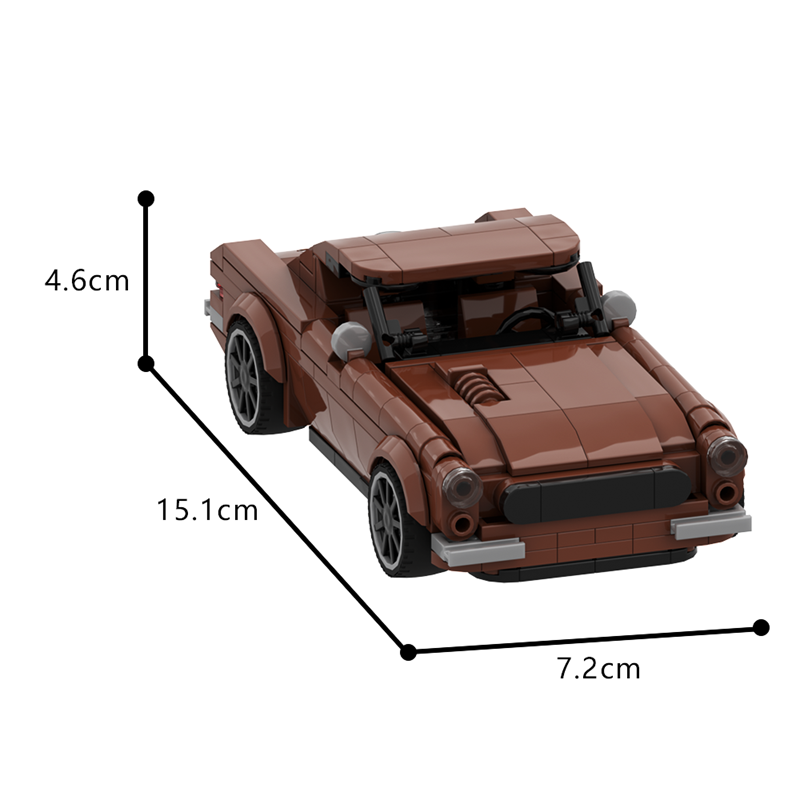 GOBRICKS MOC 183484 Volvo P1800 - YWOBB