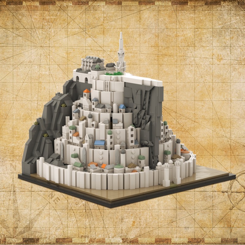 GOBRICKS MOC A2020 Minas Tirith - YWOBB
