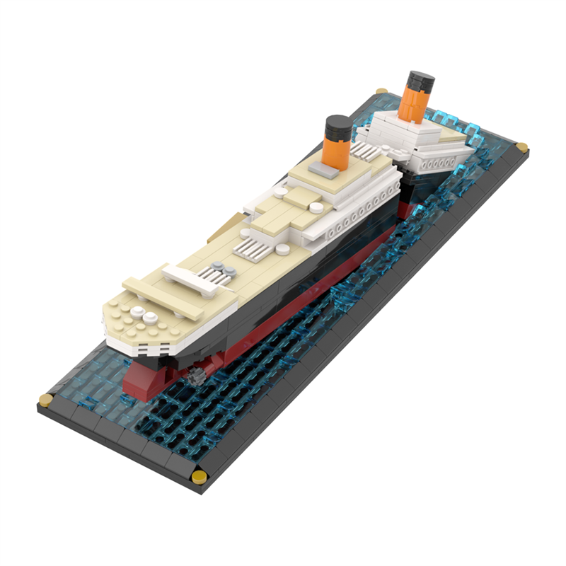 GOBRICKS MOC A1455 RMS Mini Titanic - YWOBB