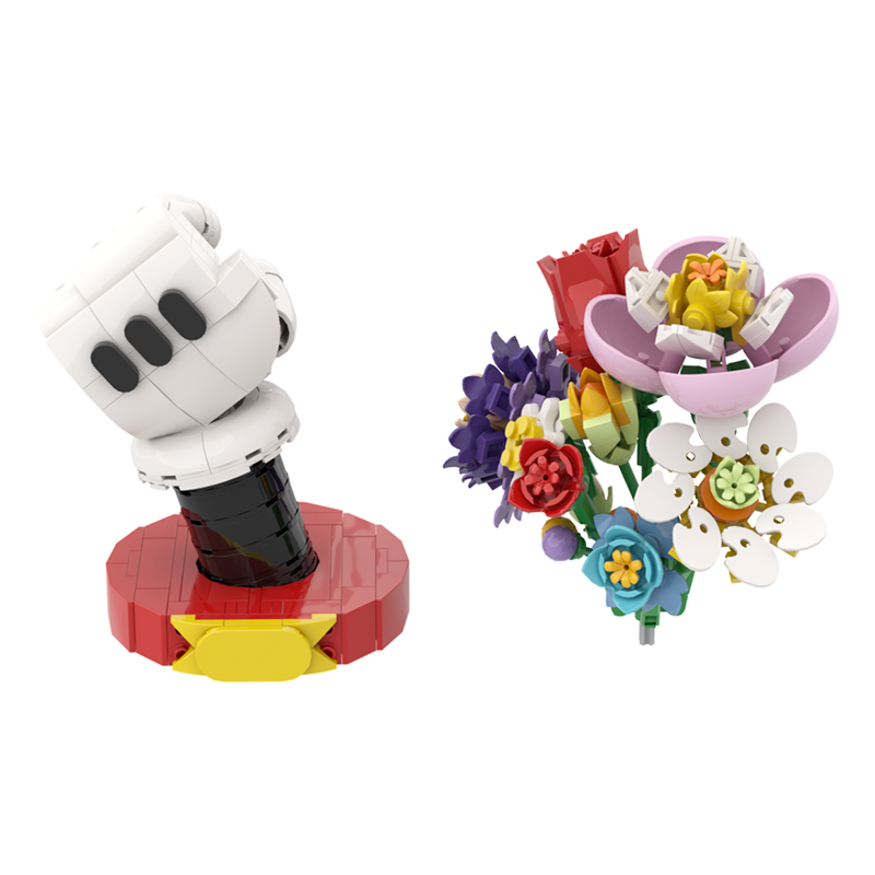 GOBRICKS MOC A1474 Mickey - YWOBB