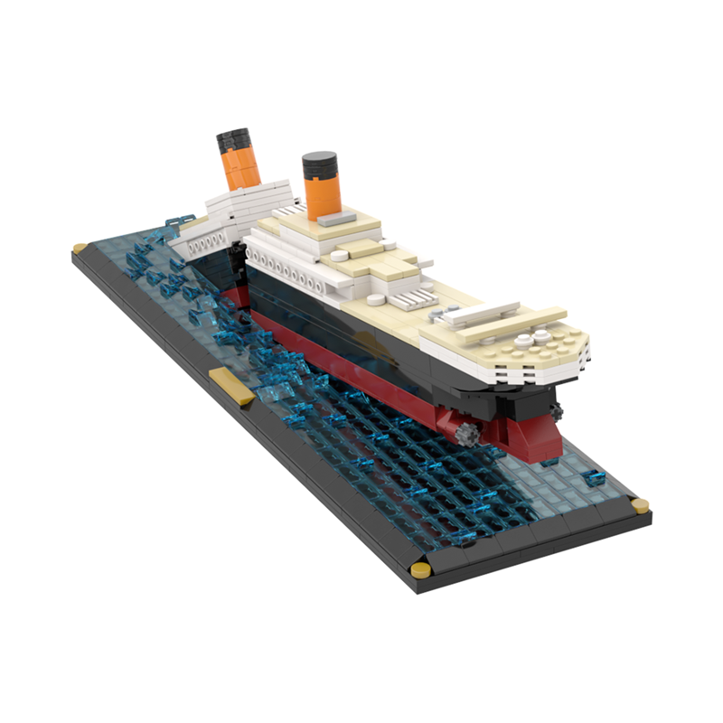 GOBRICKS MOC A1455 RMS Mini Titanic - YWOBB