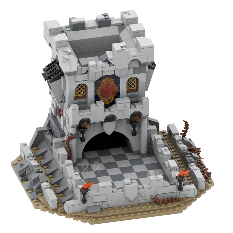 GOBRICKS MOC 184932 Tiamat's Dice Tower - Tower - YWOBB
