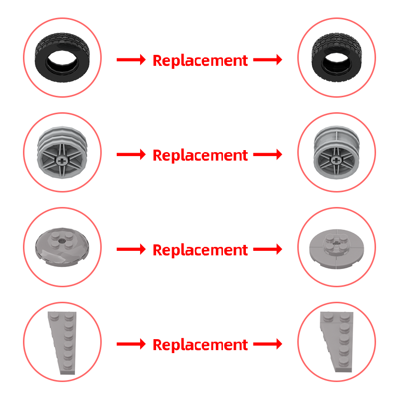 GOBRICKS MOC 181035 BA-20 - Light armored vehicle - YWOBB