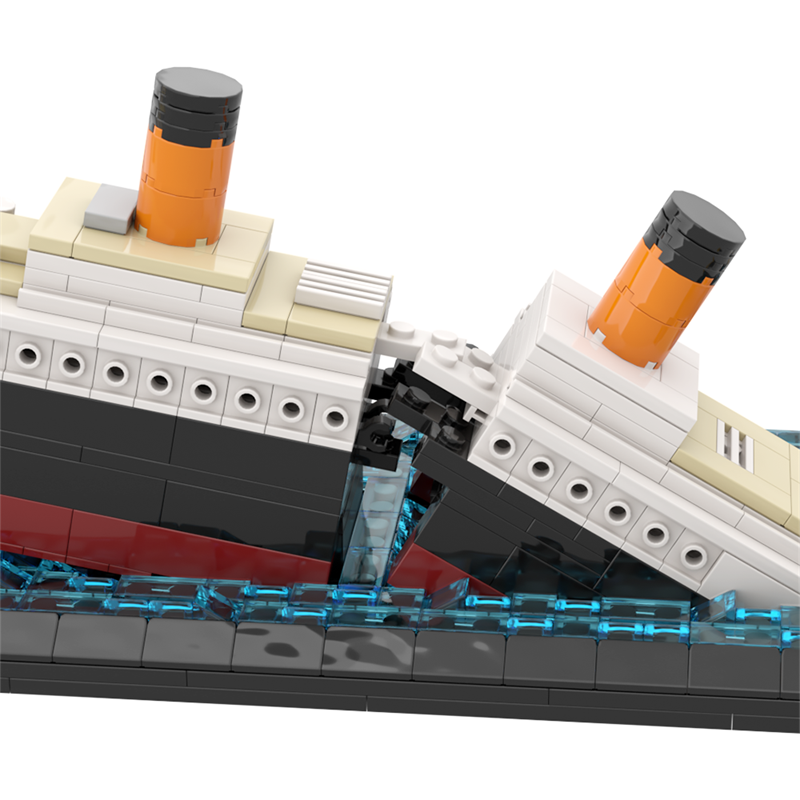 GOBRICKS MOC A1455 RMS Mini Titanic - YWOBB