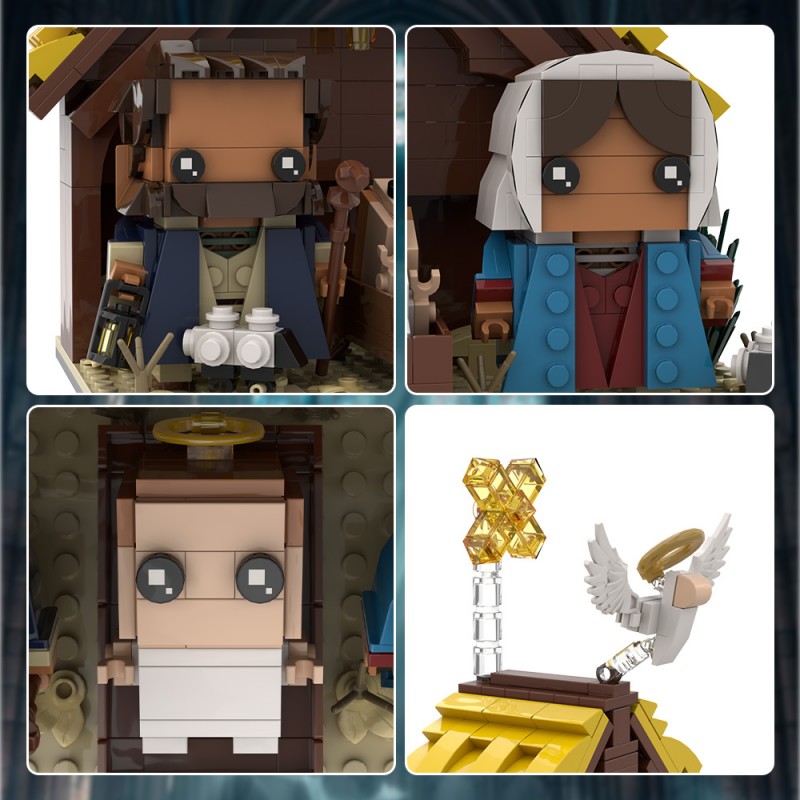 GOBRICKS MOC A1694 Nativity - YWOBB