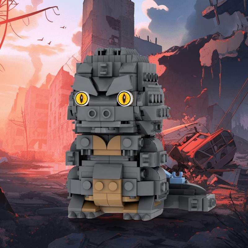 GOBRICKS MOC 195224 Godzilla - YWOBB