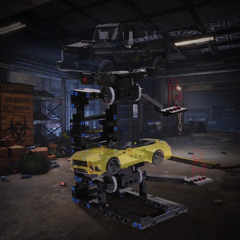 GOBRICKS MOC A2025 Adapt to car bracket - YWOBB