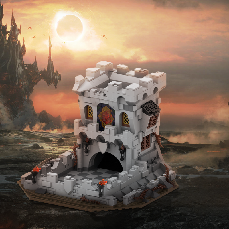 GOBRICKS MOC 184932 Tiamat's Dice Tower - Tower - YWOBB