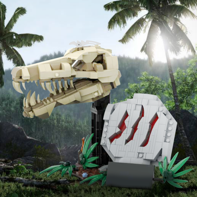 GOBRICKS MOC 186989 Dinosaur Fossils: Spinosaurus - YWOBB