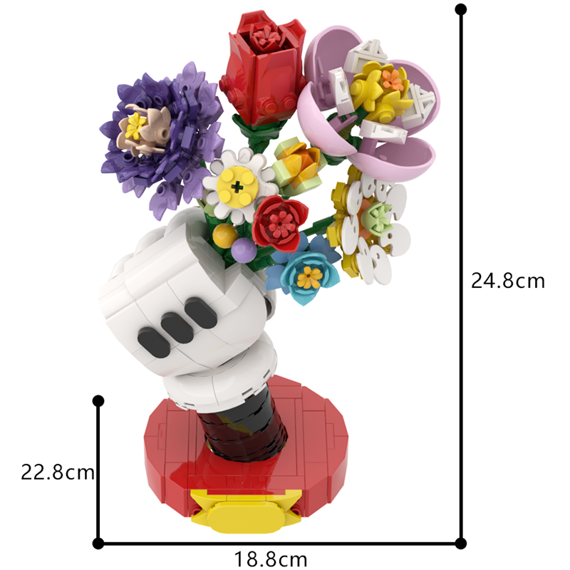 GOBRICKS MOC A1474 Mickey - YWOBB