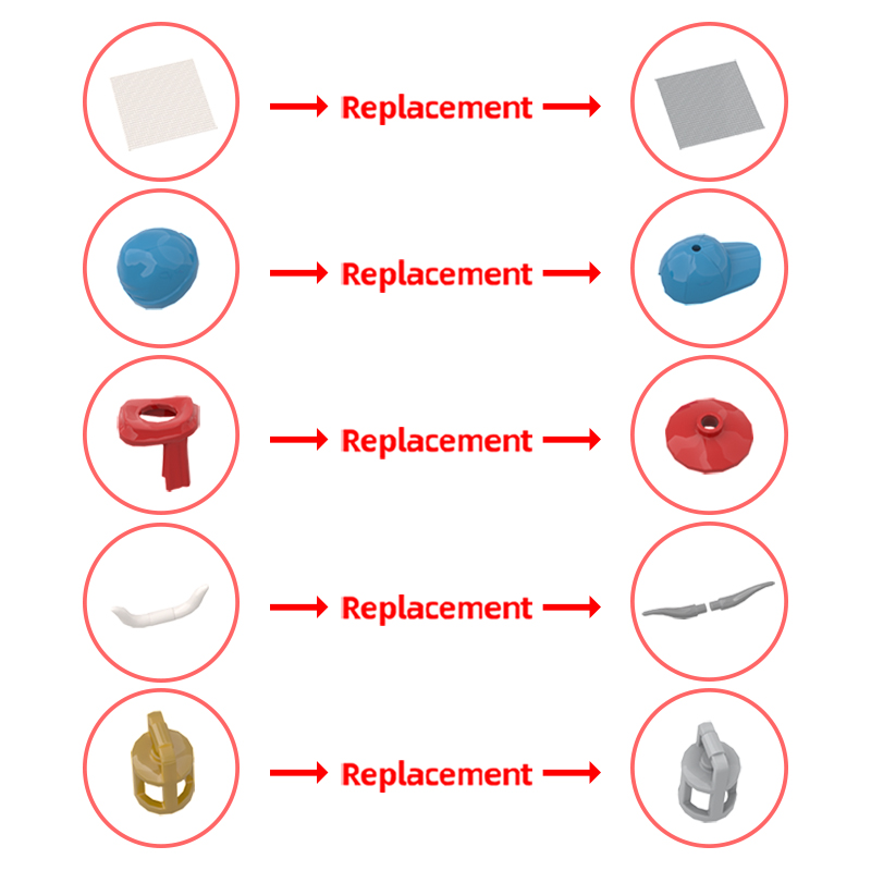 GOBRICKS MOC 135641 Snowy Winter Cabin - YWOBB