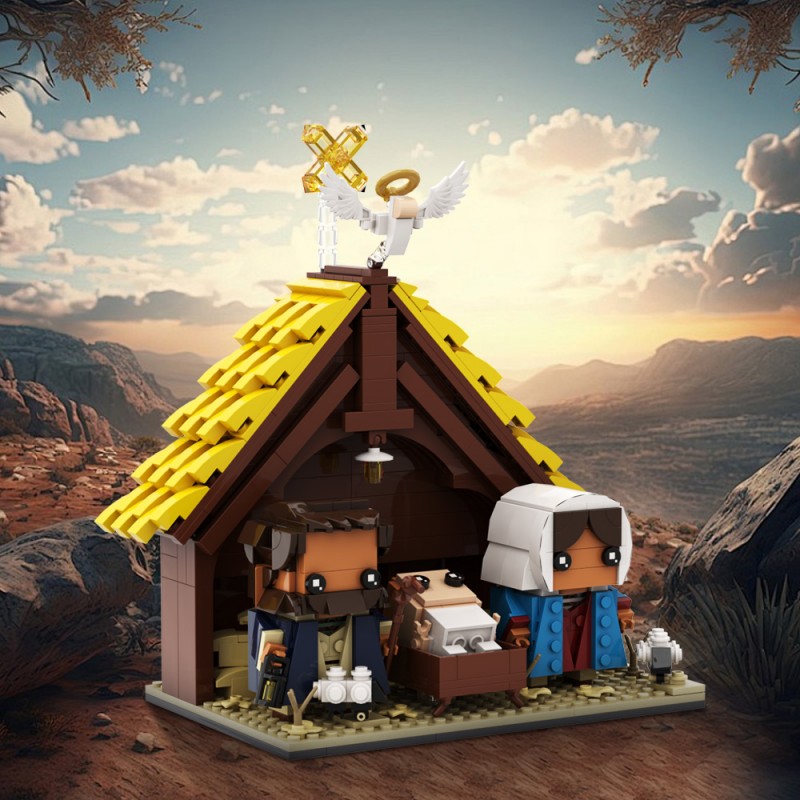 GOBRICKS MOC A1694 Nativity - YWOBB