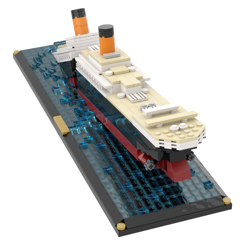 GOBRICKS MOC A1455 RMS Mini Titanic - YWOBB