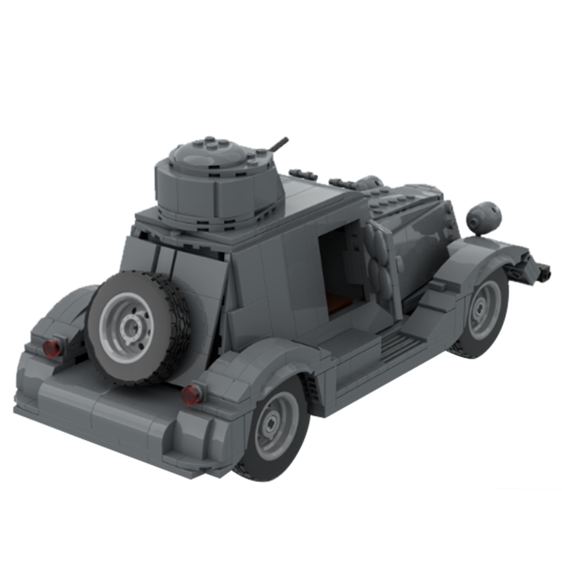 GOBRICKS MOC 181035 BA-20 - Light armored vehicle - YWOBB