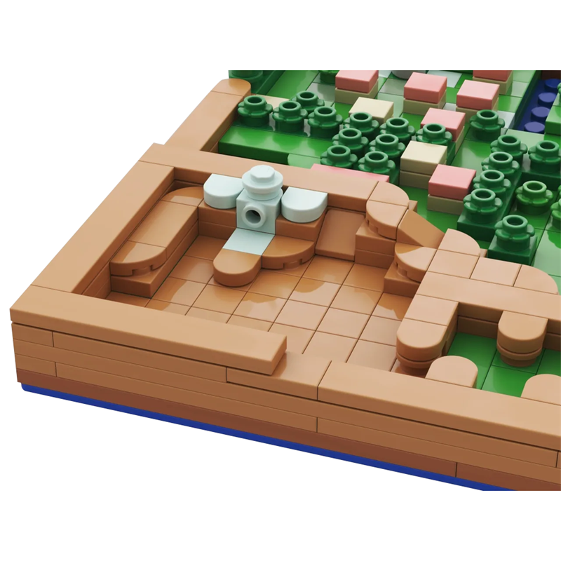 GOBRICKS MOC 183242 The Legend of Zelda: A Link to the Past - Light World Overworld Map - YWOBB
